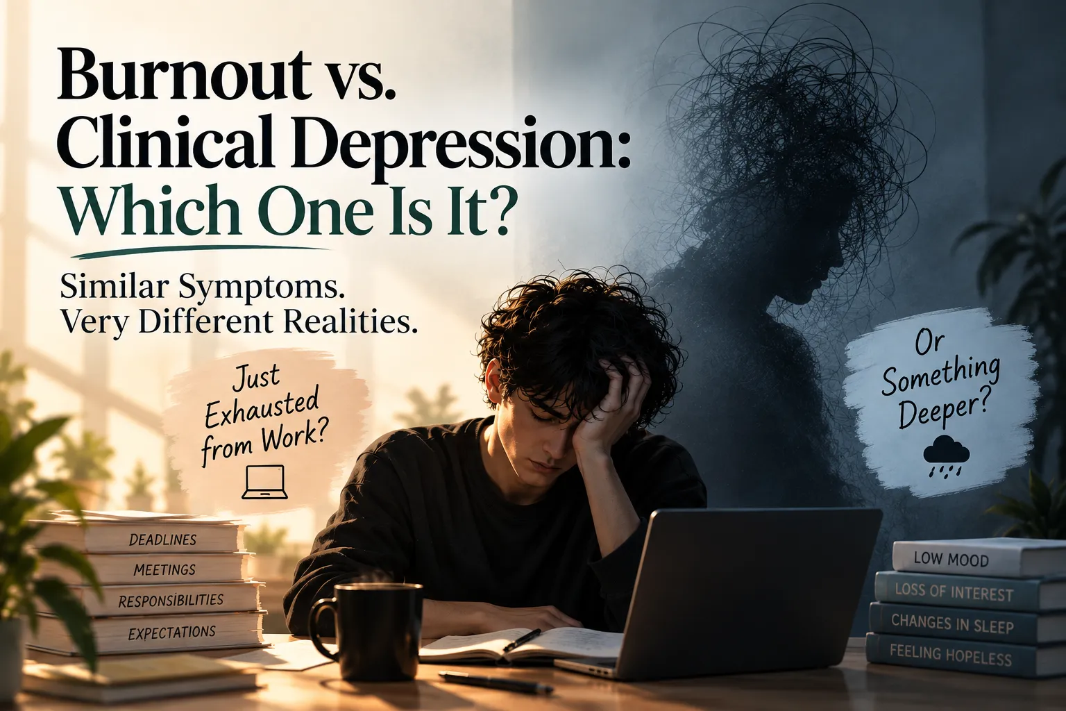 Burnout vs. Clinical Depression: Key Differences and When to Seek Help